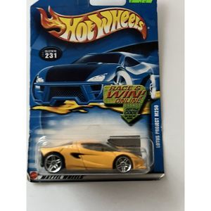 Hot Wheels Lotus Project M250 Collector No 231 Yellow 1/64 Scale